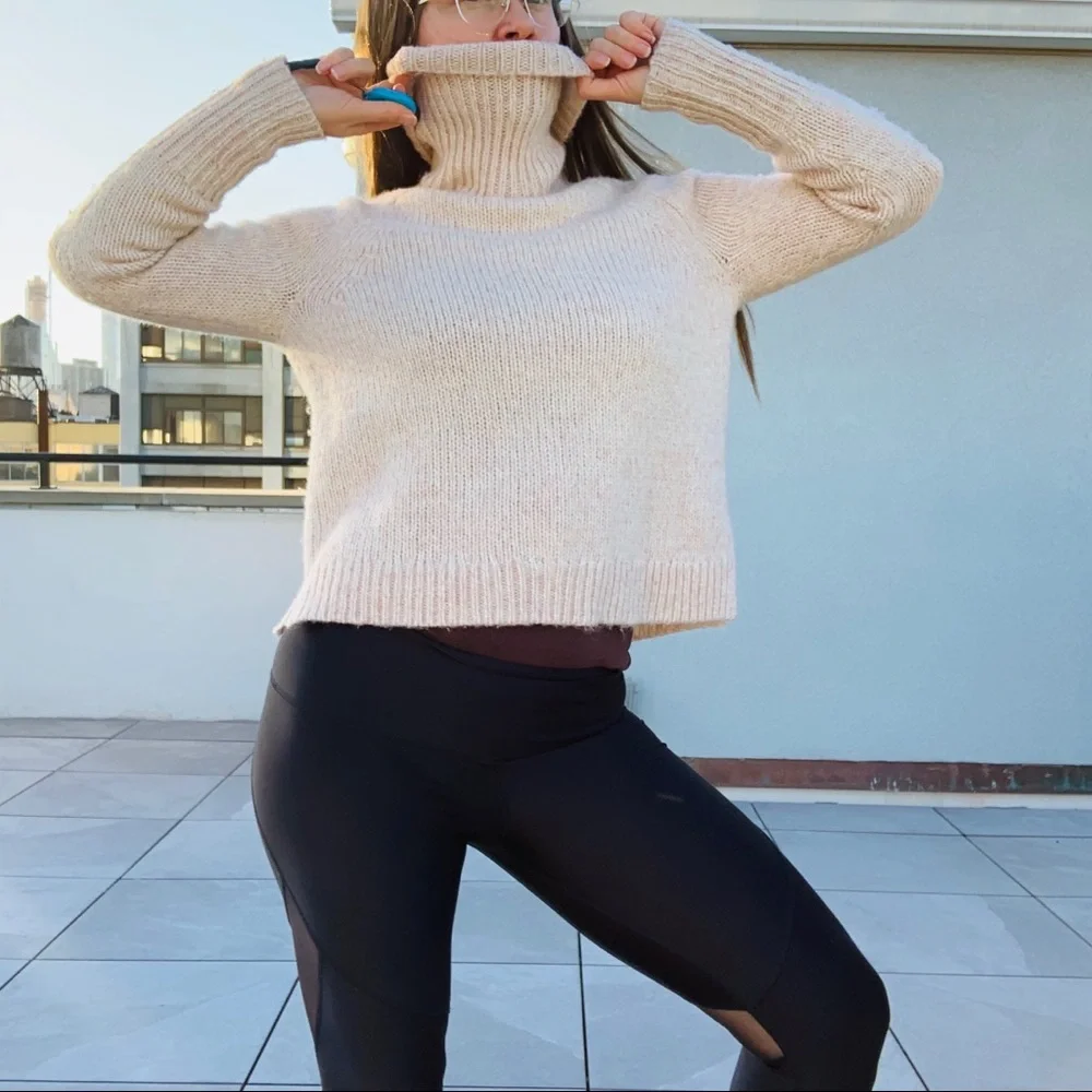 J.Crew The Chunky Knit Sweater Wool Mohair Oversized Yarn Pullover